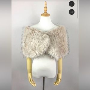 Faux fur wrap